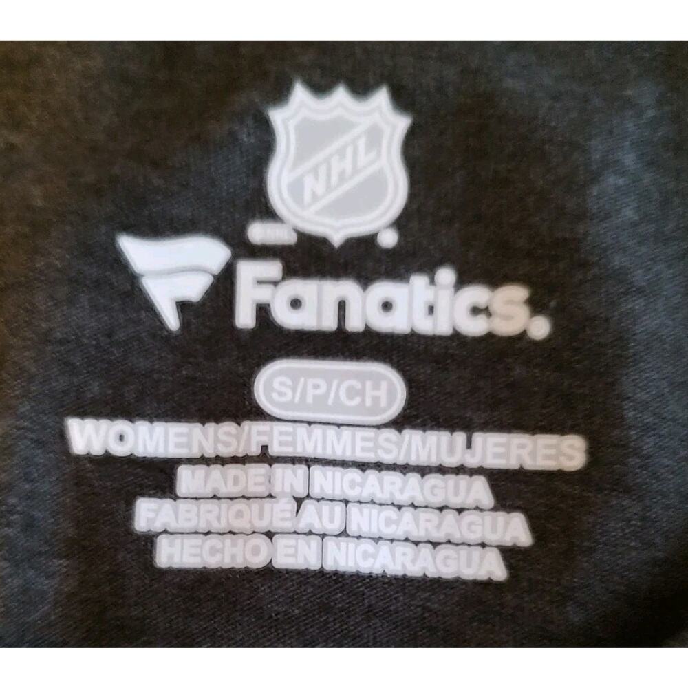 Women's Boston Bruins Shirt Gray Fanatics NHL Round Neck - Small NWT - Picture 3 of 6